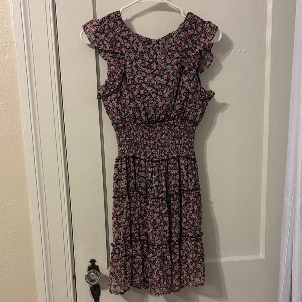 Altar'd State Pink Floral Mini Dress